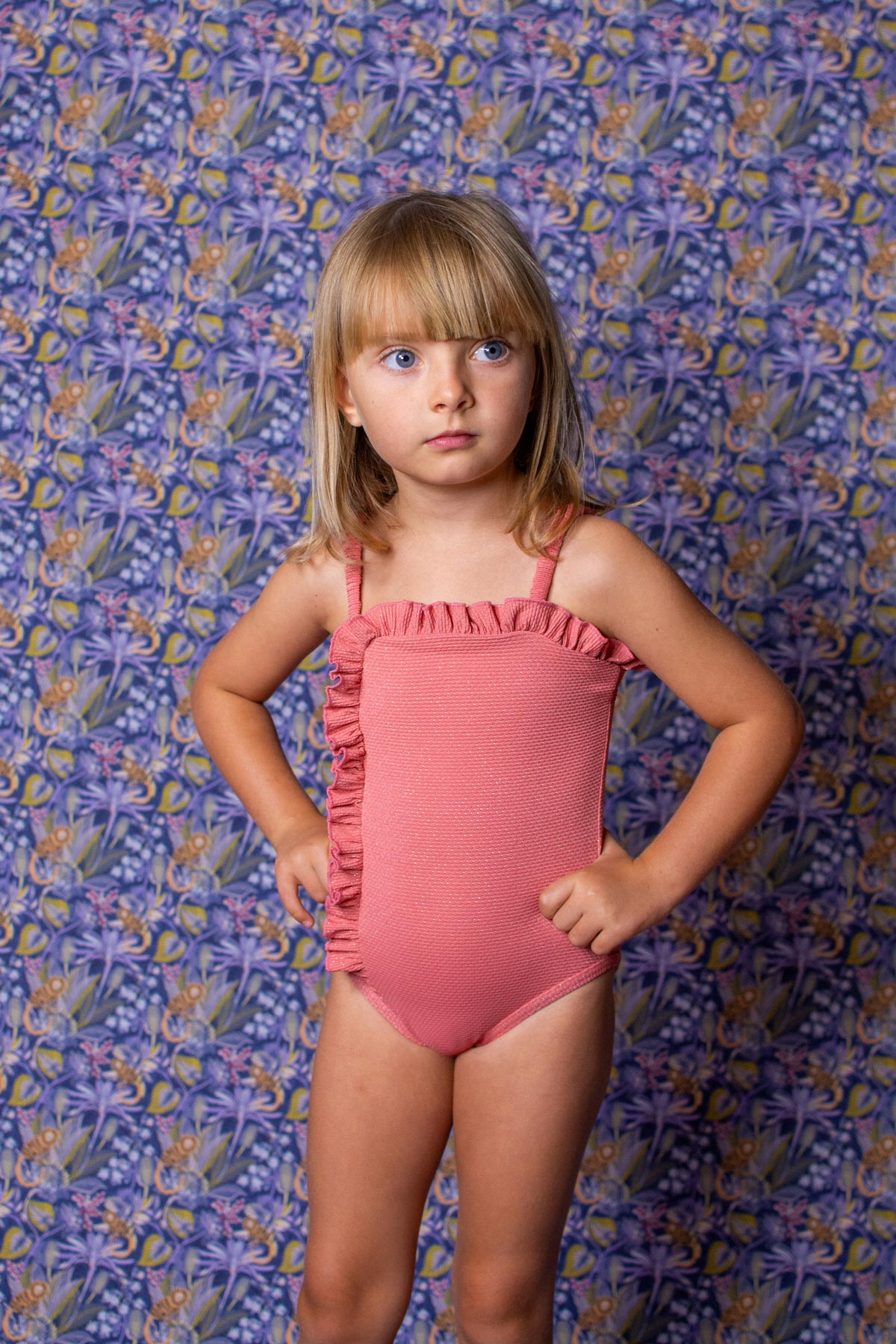 BAÑADOR ECO NUKU lurex rosa