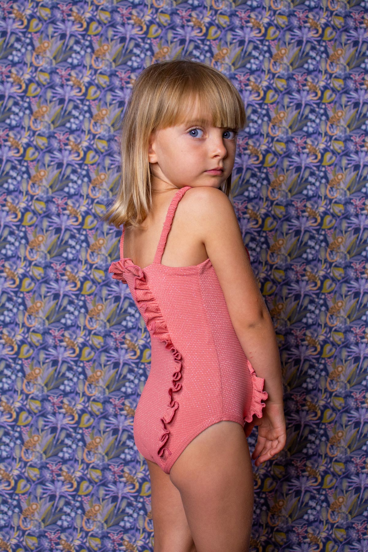 BAÑADOR ECO NUKU lurex rosa - Imagen 5