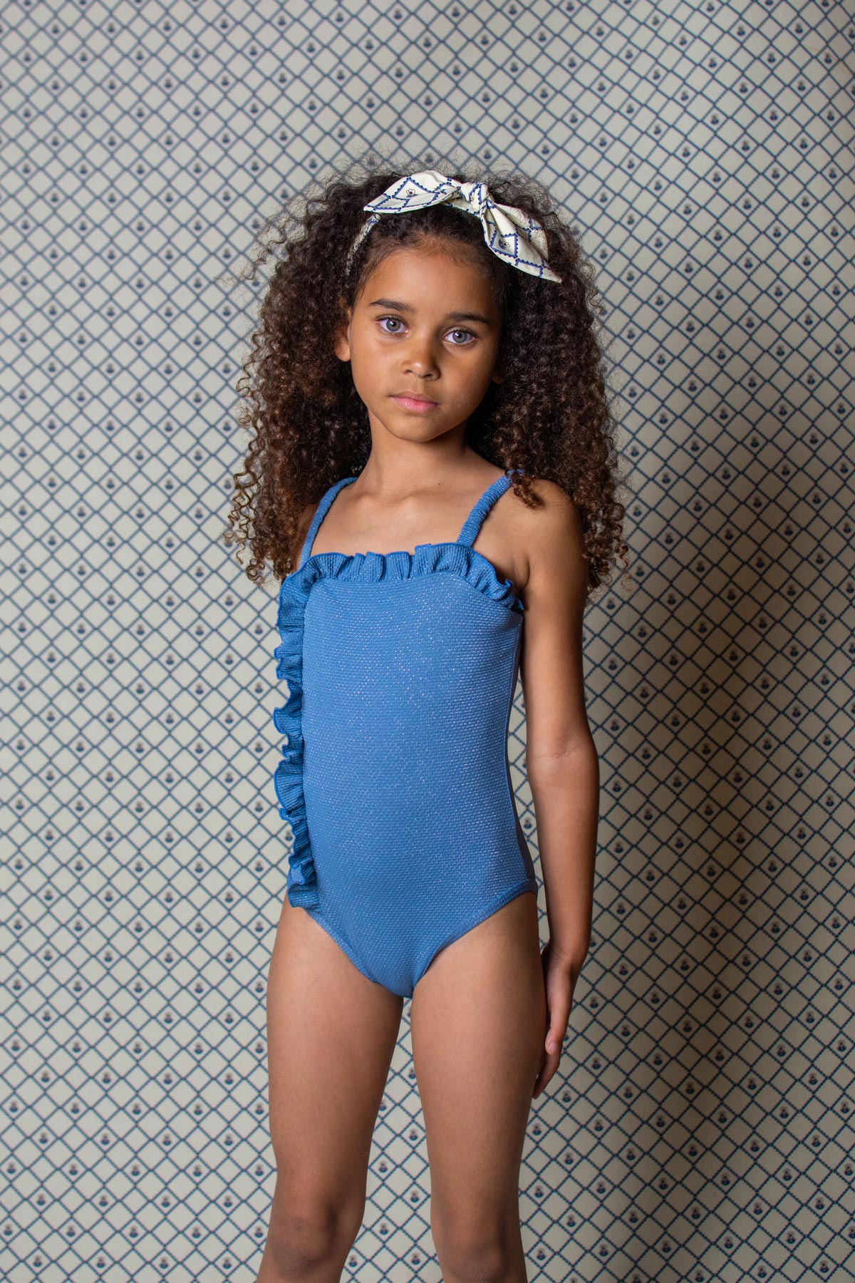 BAÑADOR ECO NUKU lurex blue