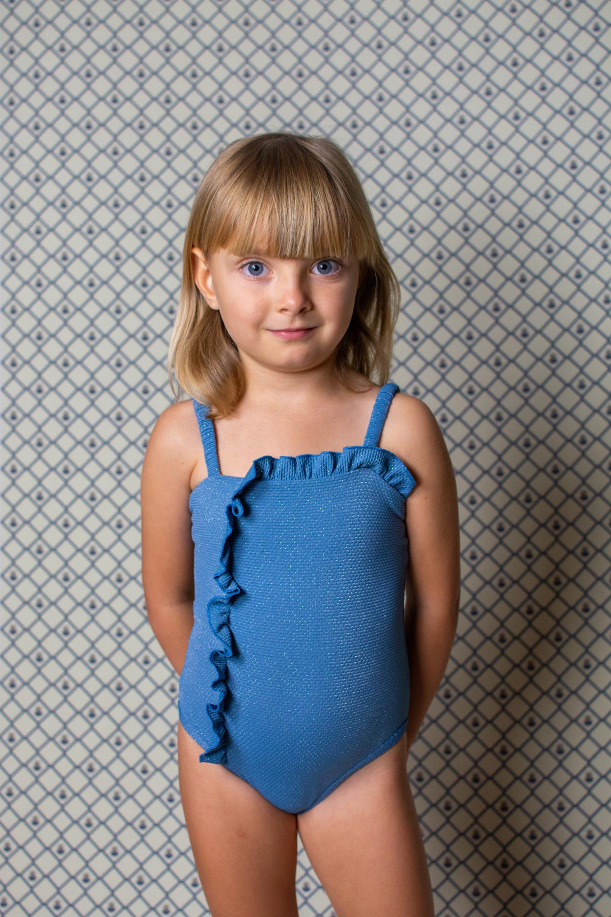 BAÑADOR ECO NUKU lurex blue - Imagen 2
