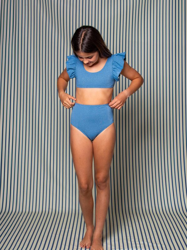 BIKINI NIÑA ECO-SOSTENIBLE RÉ UP blue